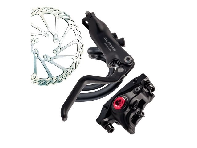 Clarks M3 Hydraulic Disc Brake Set, 180mm Front And 160mm Rear, Pm And Is Compatible click to zoom image