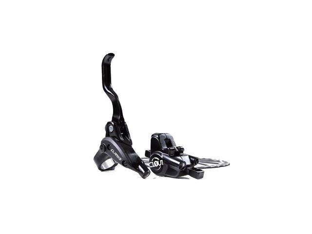 Clarks Clout1 Two Piston Hydraulic Brake Front F160 - Is Mount Black click to zoom image