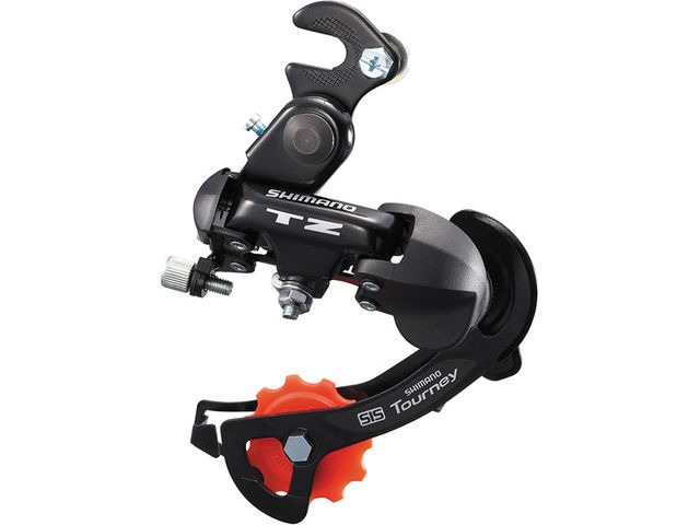 Shimano Tourney / TY RD-TZ500 6-Speed Rear Derailleur With Mounting Bracket click to zoom image