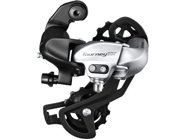 Shimano Tourney / TY RD-TX800 Tourney TX rear derailleur, direct mount, silver click to zoom image
