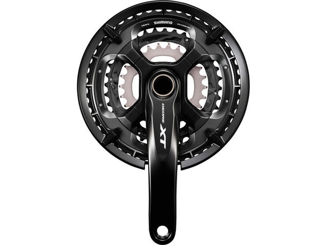 Shimano Deore XT FC-T8000 Deore XT triple chainset 10-speed, with chainguard, 48/36/26T, 170 mm click to zoom image